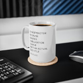 Mug Chiropractor Parce Que Subluxe Slayer Office