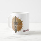 Mug Chiropraticien Caducée (Devant gauche)