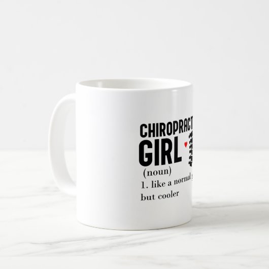 Mug Chiropratique (Devant gauche)