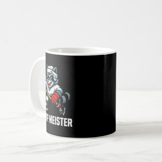 Mug Chirp Meister Funny Hockey Raccoon Traalker (Devant gauche)
