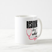 Mug Chirurgie-cadeaux pour les médecins résidents Médi (Devant droit)