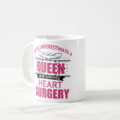 Mug Chirurgie cardiaque pour les femmes (Devant gauche)