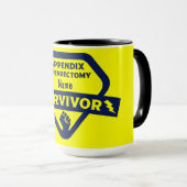 Mug Chirurgie d'appendicectomie drôle de retrait de l' (Devant droit)