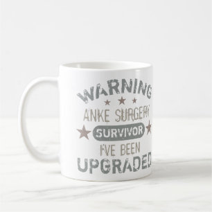 Mug Chirurgie de la cheville humour mise à niveau