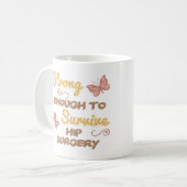 Mug Chirurgie de la hanche féminine (Devant gauche)