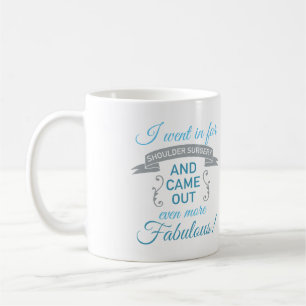 Mug Chirurgie de l'épaule Fabuleux récupération (bleu)