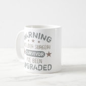 Mug Chirurgie de l'épaule Humour amélioré (Devant gauche)