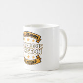 Mug Chirurgie de retraite pour chirurgien orthopédique (Devant droit)