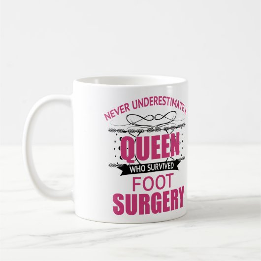 Mug Chirurgie Des Pieds Pour Les Femmes (Gauche)