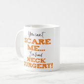 Mug Chirurgie du cou drôle récupération (Devant gauche)