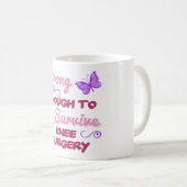 Mug Chirurgie du genou forte (Devant droit)