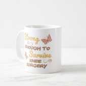 Mug Chirurgie du genou pour femmes (Devant gauche)