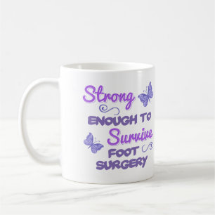 Mug Chirurgie du pied féminin