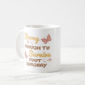 Mug Chirurgie du pied féminin (Devant gauche)