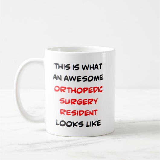 Mug chirurgie orthopédique résident, génial (Gauche)
