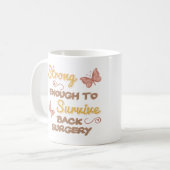 Mug Chirurgie sur le dos des femmes (Devant gauche)