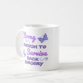 Mug Chirurgie sur le dos des femmes (Devant gauche)