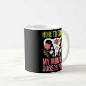 Mug Chirurgie Uterus Remotion Support Hystérectomie Su (Devant droit)