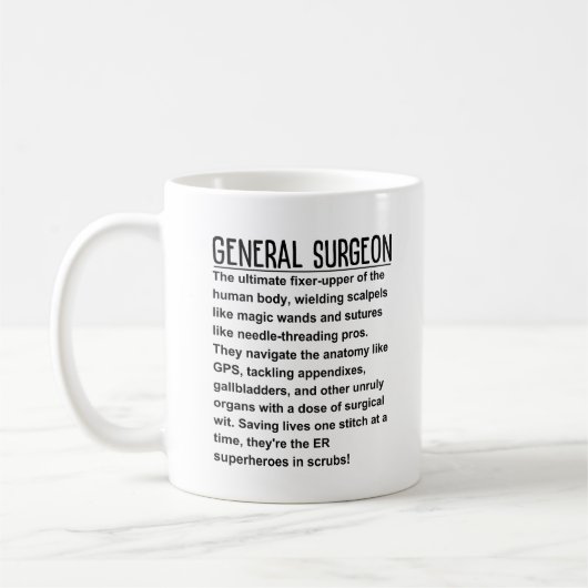 Mug Chirurgien (Gauche)