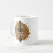 Mug Chirurgien cardiaque Caducée (Devant gauche)
