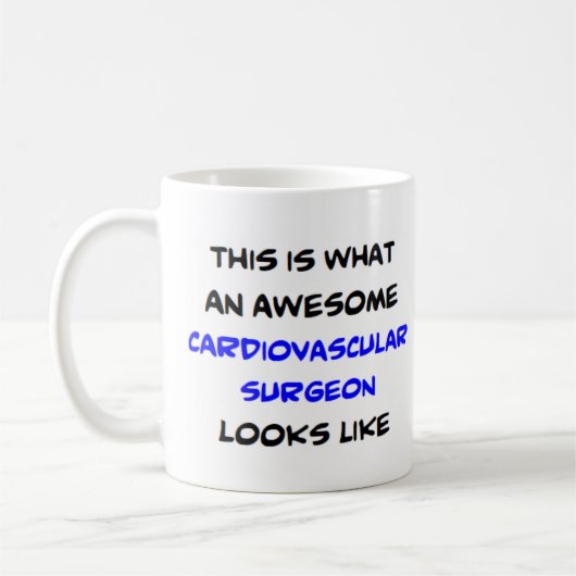 Mug chirurgien cardiovasculaire, génial (Gauche)