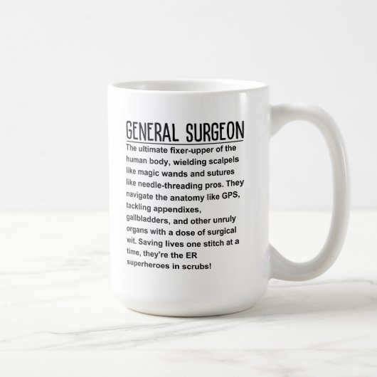 Mug Chirurgien général (Droite)