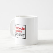 Mug Chirurgien orthopédique (Devant gauche)