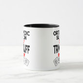 Mug Chirurgien orthopédique par Trivia jour Buff par n (Centre)