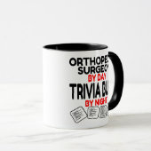 Mug Chirurgien orthopédique par Trivia jour Buff par n (Devant droit)