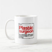 Mug Chirurgien plasticien (Gauche)