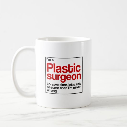 Mug Chirurgien plasticien (Gauche)