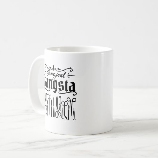 Mug Chirurgien Tech Scrug Technologue Funny Surgery (Devant gauche)