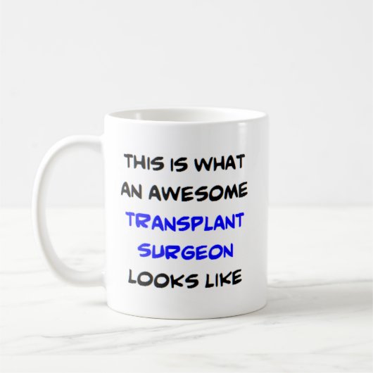 Mug chirurgien transplantaire, génial (Gauche)