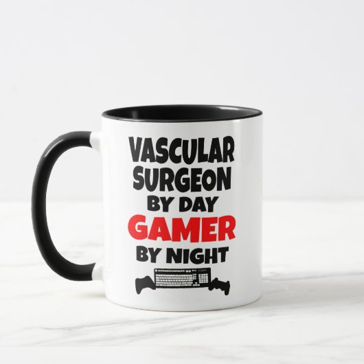 Mug Chirurgien vasculaire gamer (Gauche)