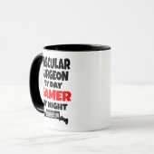Mug Chirurgien vasculaire gamer (Devant gauche)