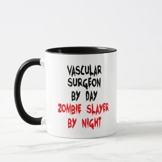Mug Chirurgien vasculaire Zombie Slayer (Gauche)