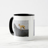 Mug Chiwawa sur le dos de great dane (Devant gauche)