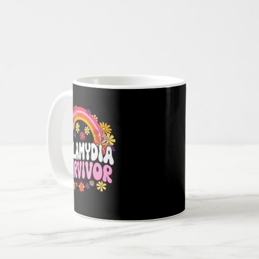 Mug Chlamydia Survivor Funny Graphic  (Devant gauche)
