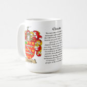 Mug Choate, l'origine, la signification et la crête (Devant gauche)