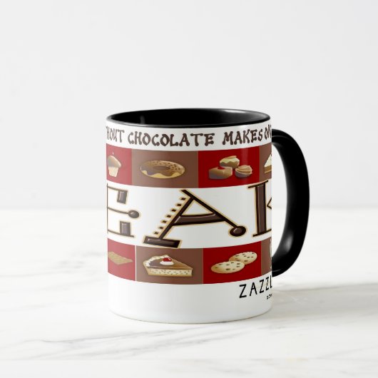 Mug chocolat (Devant droit)
