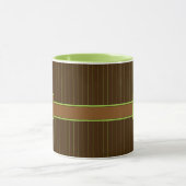 Mug Chocolat avec Rayures Lime (Centre)