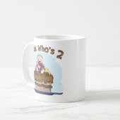 Mug Chocolat boue 2e anniversaire (Devant gauche)