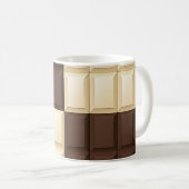 Mug Chocolat Brown Et Blanc (Devant droit)