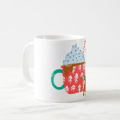 Mug Chocolat chaud avec l'homme de pain d'épices (Devant gauche)