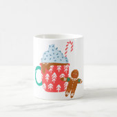 Mug Chocolat chaud avec l'homme de pain d'épices (Centre)