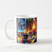 Mug Chocolat chaud dans une fenêtre de Noël Personnali (Gauche)