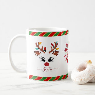 Mug Chocolat Chaud Enfants Noël Renne Mignon