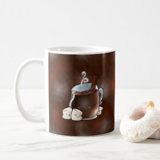 Mug Chocolat chaud et guimauves de Kawaii