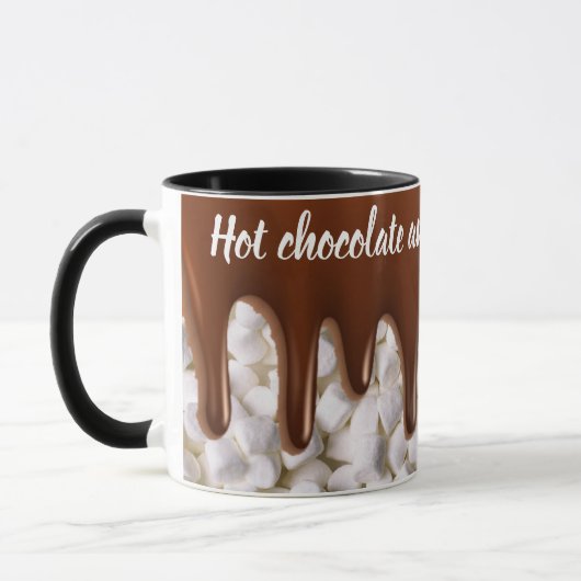 Mug Chocolat chaud et marshamallows (Gauche)