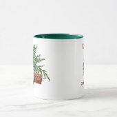 Mug Chocolat Chaud Et Pain D'Argent Canne De Noël (Centre)